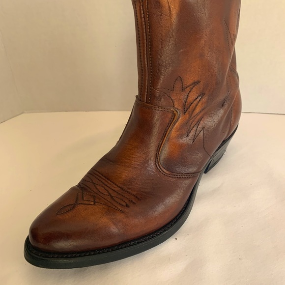 Shoes | Vintage Brown Leather Ankle 